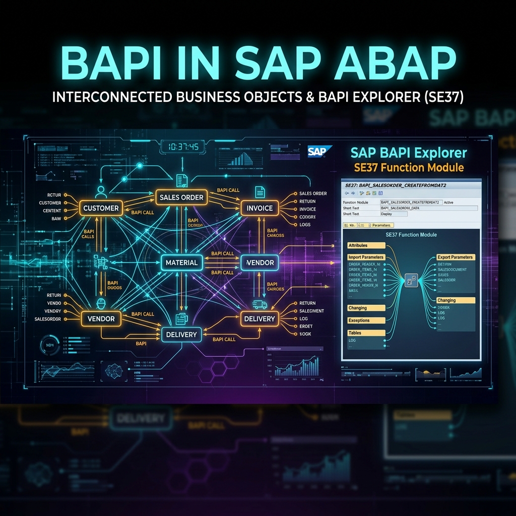 BAPI in SAP ABAP — What It Is, How It Works, and When to Use It