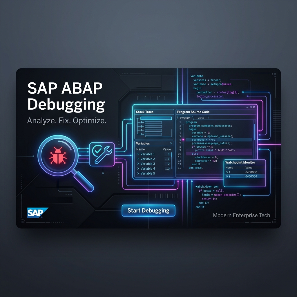 SAP ABAP Debugging — How to Find and Fix Bugs Like a Senior Developer