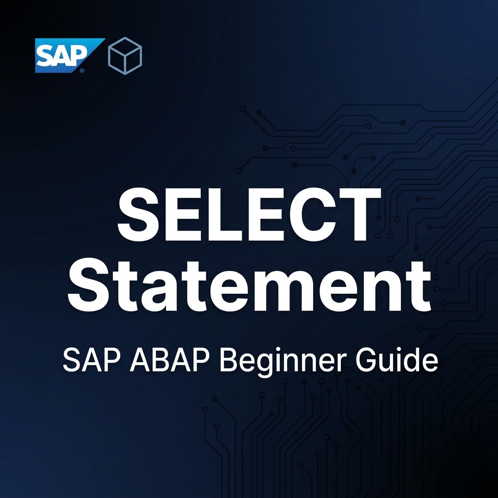 SELECT Statement in ABAP – How to Read Data from Database Tables