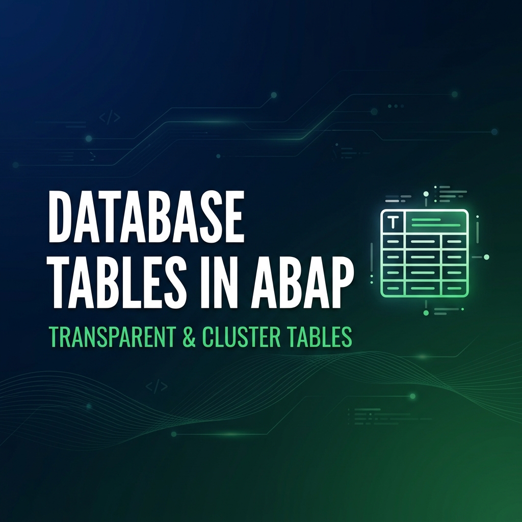 How to Create Custom Tables in SAP ABAP — Complete SE11 Guide