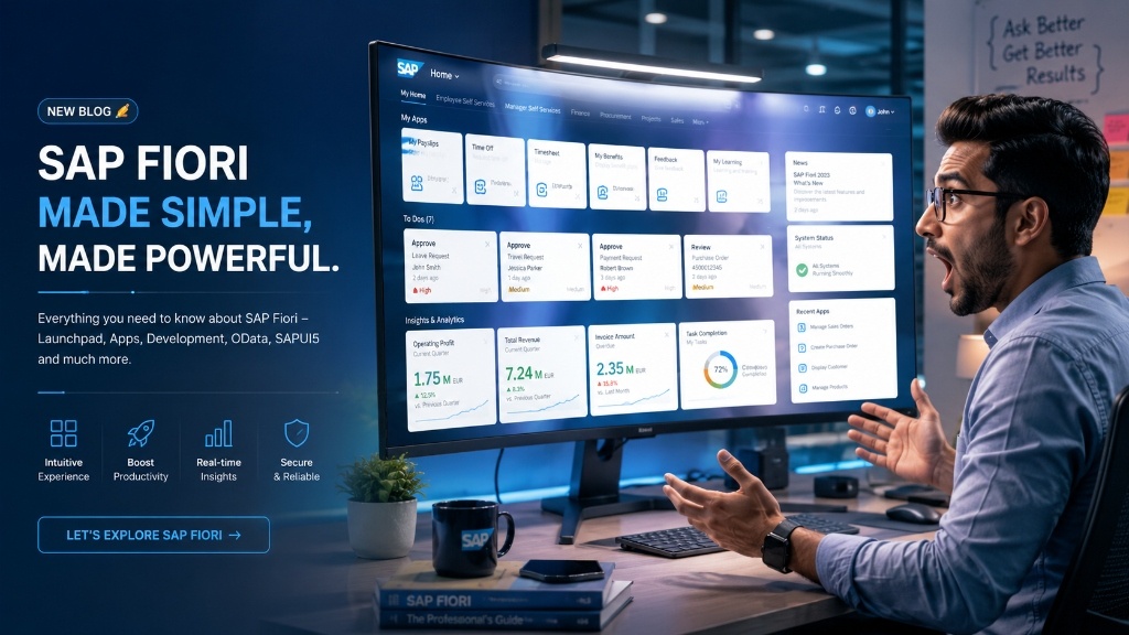 SAP Fiori Launchpad Interface Mockup