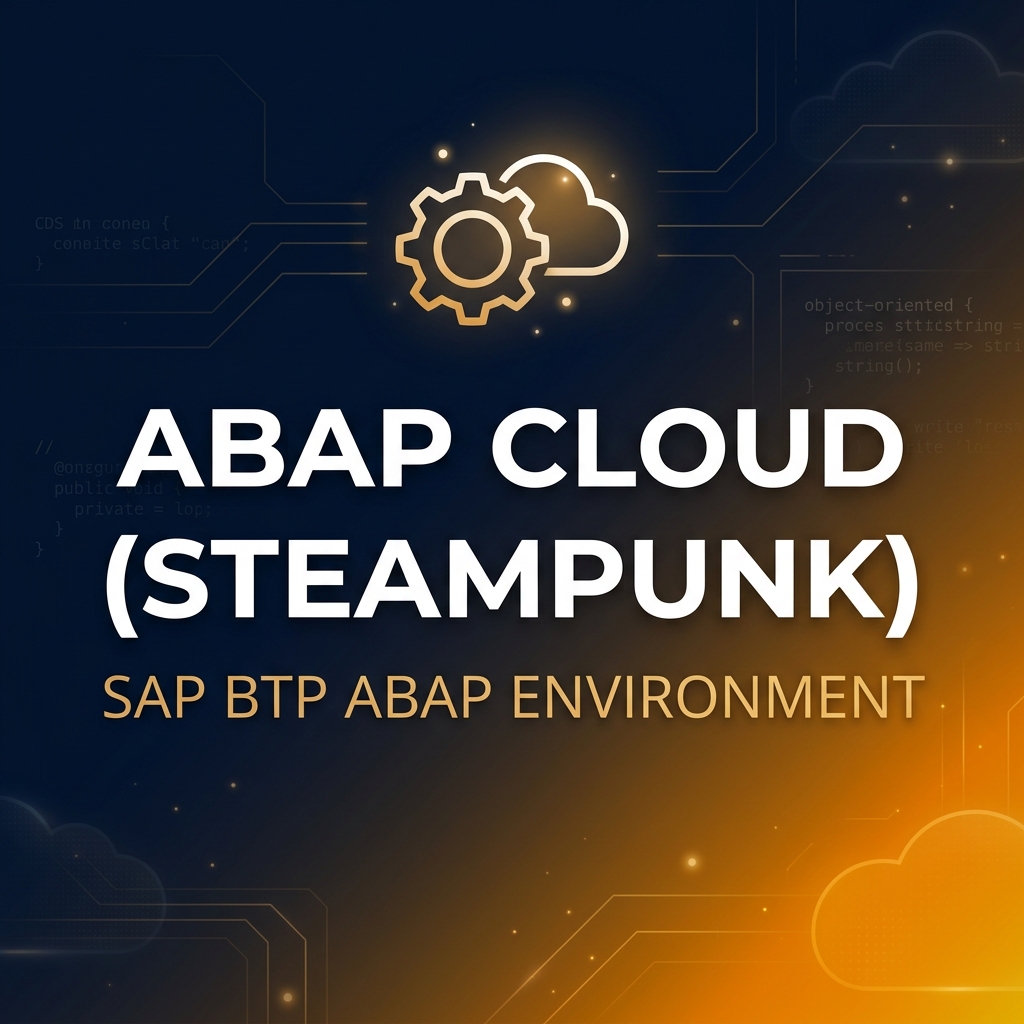 SAP BTP ABAP Environment (Steampunk) – Cloud ABAP Development Guide
