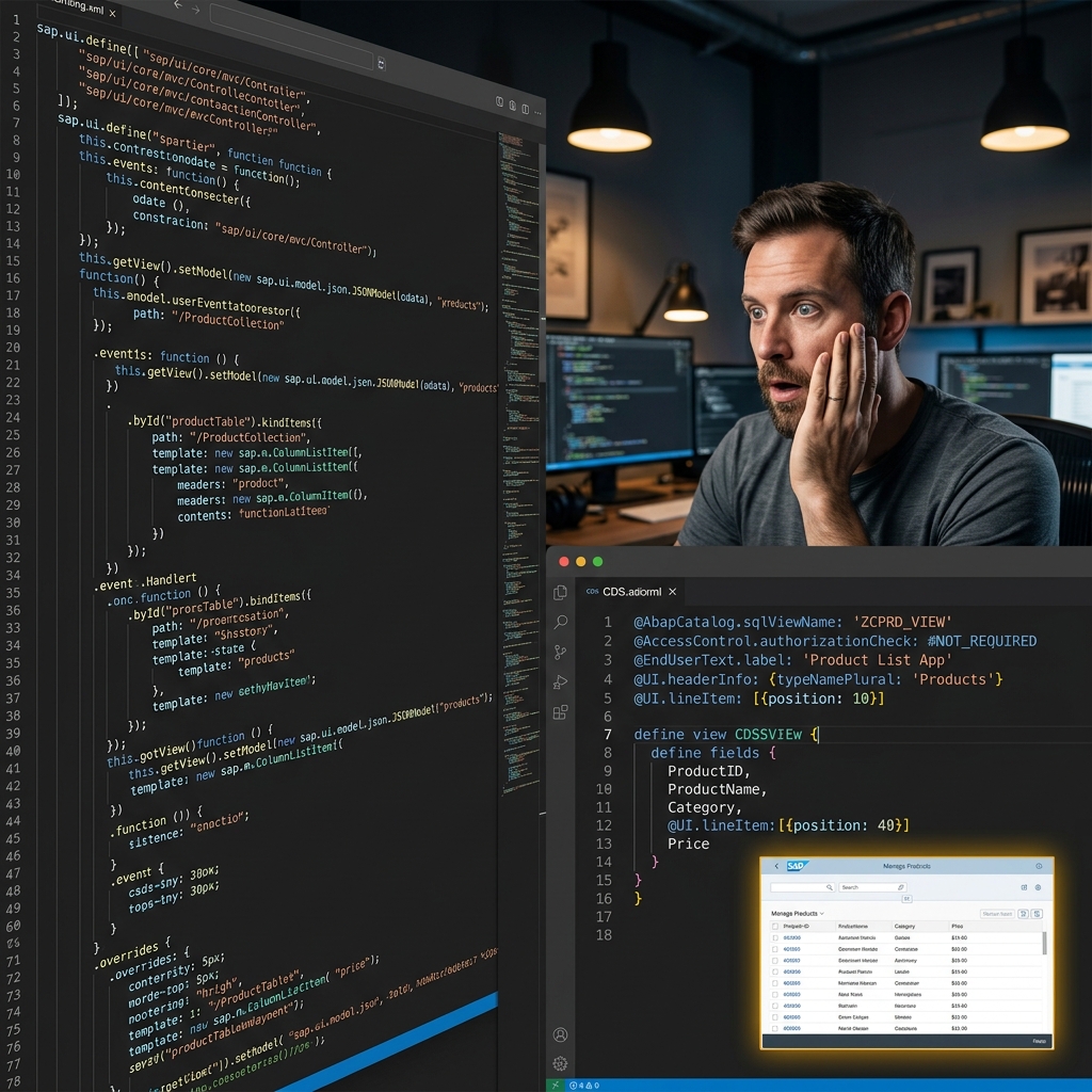 SAP Fiori Elements — How to Build Enterprise Apps in Half the Time Without Writing Hundreds of Lines of Code