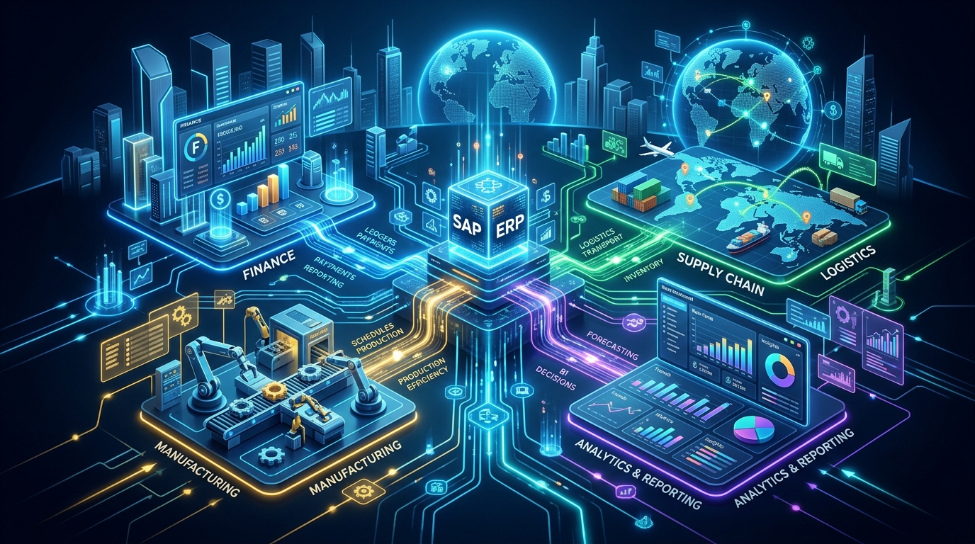 What is SAP? The Ultimate Enterprise Guide to SAP ERP, Architecture & Modules